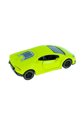 Oyuncak Metal Çek Bırak Süper Sport Araba Yeşil 11 Cm