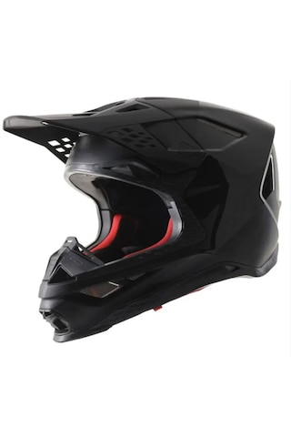 Supertech S-m8 Echo Helmet Ece Kask Mat Siyah - Siyah