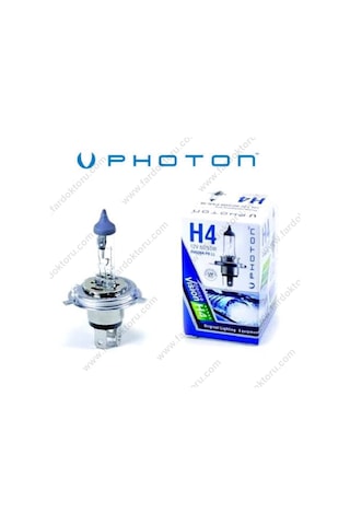 Photon H4 Oto Ampul 12V Daha Fazla Işık Uzun Ömürlü