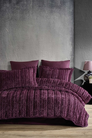 Elart Comfort yeni nesil uykuseti - 6 parça Velvet Mürdüm (230x22