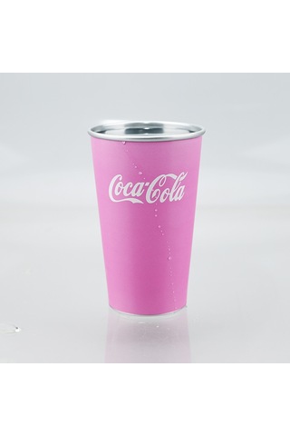 Lyon Alüminyum Renk Deştiren Bardak Dışmekan Taşına El Üminyum Bardak Pembe Pembe