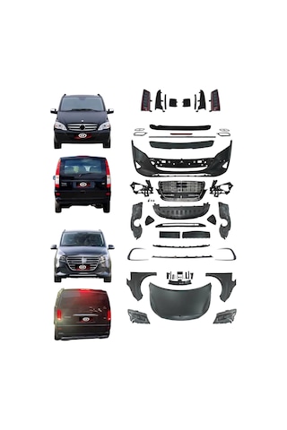 Mercedes V Klass Vito 2006-2015 Uyumlu 2024 Executive Yükseltme Body Kit Seti-hazır Stok