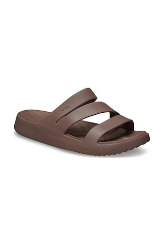Crocs 209587-getaway Strappy 0lf-truffle Kadın Terlik Kahverengi