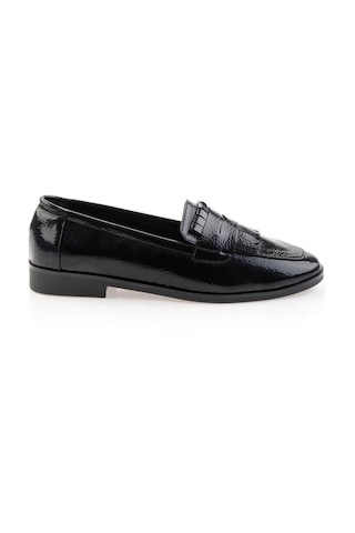 Bambi Siyah Kadın Loafer Ayakkabı K01212011012 Siyah