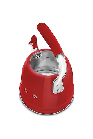 Smeg CKLW2001RD 50's Style Retro Kırmızı Düdüklü Kettle