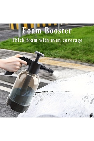 Trendooze El Tipi Basınç Pompası: 2 L, Ayarlanabilir Nozullu Püskürtücü Siyah