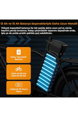 Roxform R-300 Elektrikli Katlanabilir Bisiklet 13ah Shimano Altus Hidrolik Fren Alüminyum Kadro Titanyum Mavi