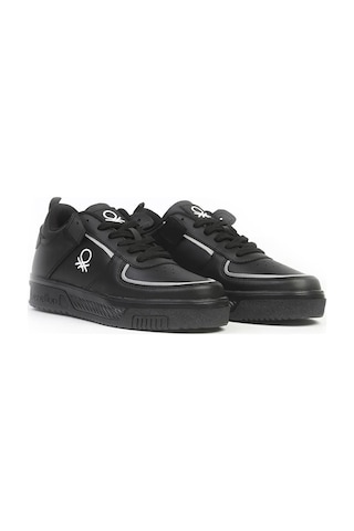 United Colors Of Benetton Benetton 31086 Kadın Günlük Sneaker Ayakkabı Siyah Siyah