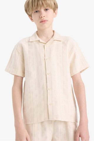 DeFacto Erkek Çocuk Oversize Geniş Kalıp Polo Yaka Kısa Kollu Gömlek E5831A825HSBG33