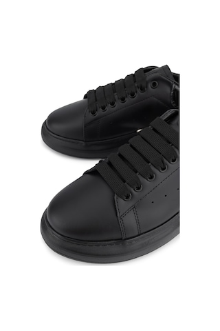 Tamer Tanca Erkek Hakiki Deri Siyah Sneakers & Spor Ayakkabı 1212 6420 Erk Ayk Sk26-27 Sıyah
