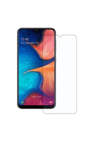 Samsung Uyumlu Galaxy A20E Nano Kırılmaz Cam Ekran Koruyucu Şeffaf