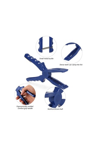 Xiyyadms Mavi Plastik Balık Tutucu Bl-012: Balık Gövdesini Tutarak İğne Çıkarımı Kolaylaştırır - 20.5cm Lixada