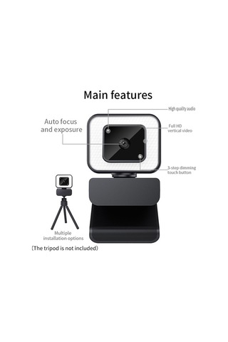 Dancemonkey 2k Usb Web Kamera - Geniş Açı, Otomatik Odaklama, Gürültü Azaltmalı Mikrofon İle Gece-gündüz Net Görüntü