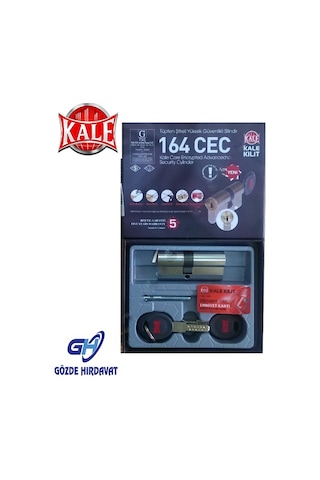 Kale 164 Cec Tüpten Şifreli Yüksek Güvenlik Silindir Barel 68 Mm
