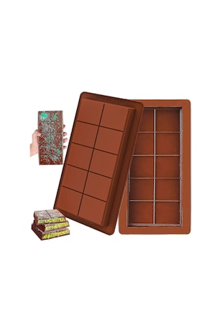 Çikolata Kalıpları Silikon Derin, 25 X 13,5 Cm Çikolatalı Kek, Derin Çikolata Kalıbı, Çikolatalı Kek, Pralin Yapımı İçin 3 Adet Diğer