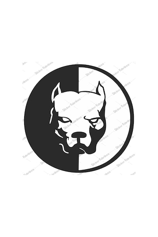 Pitbull Köpek Sticker 00998