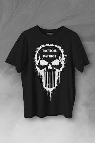 Tactical Patriot Military Vatansever Savaşçı Baskılı Tişört Unisex T-shirt 001