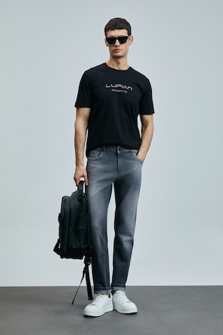 Lufian Alfıdo Smart Jean Erkek Pantolon Slim Fit Antrasit Antrasit 111200208100110 Antrasit