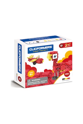 Clicformers Craft Red Set 25 Parça