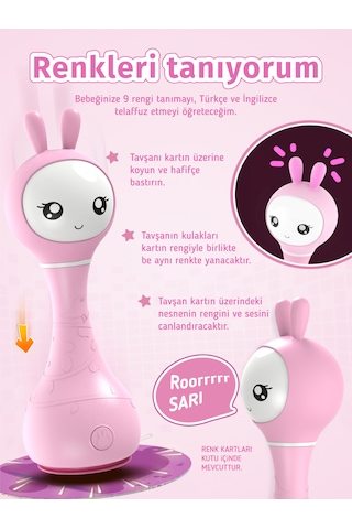 Alilo Akıllı Tavşan Pembe