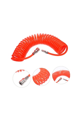 Dht Hava Hortumu Spiralli 8 12 15 Metre Kırmızı D14281276