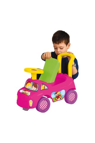 Pembe İlk Arabam - İlk Arabam - Binmeli Araba - Çocuk Arabası - İlk Adım Arabası