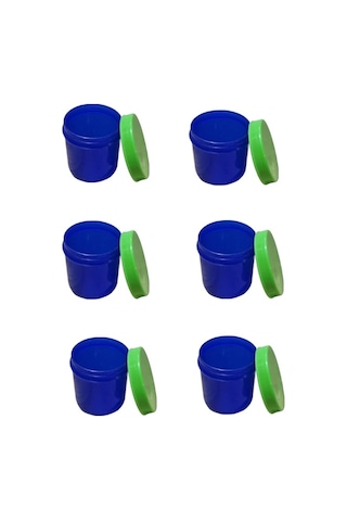50 Ml Boş Viks Kutu - Kapaklı Kozmetik, Krem, Balm, Merhem Ambalajı 100 Adet Mavi