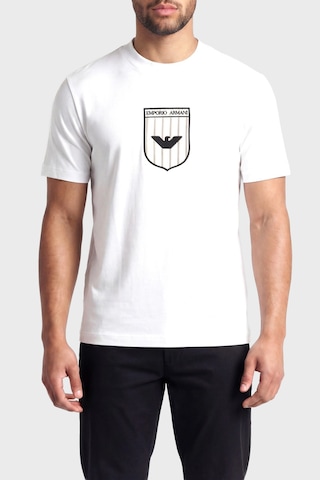 Emporio Armani Erkek T Shirt Em005551 Af25183 F0037 Beyaz
