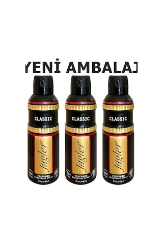 Jagler Classic Erkek Sprey Deodorant 150 ML x 3