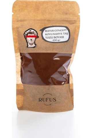 Rufus Concept Koyu Kahverengi Taş Tozu Boyası 100 Gr