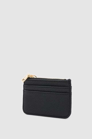 Shule Bags Nook Fermuarlı Charm Kartlık Siyah