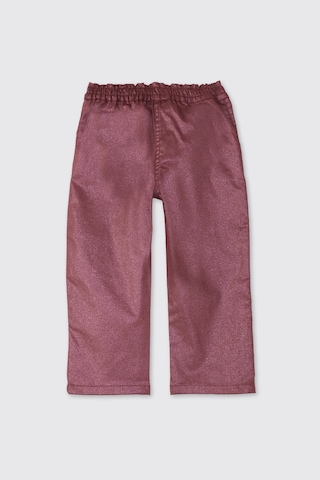 Panço Kız Çocuk Simli Pantolon Bordo