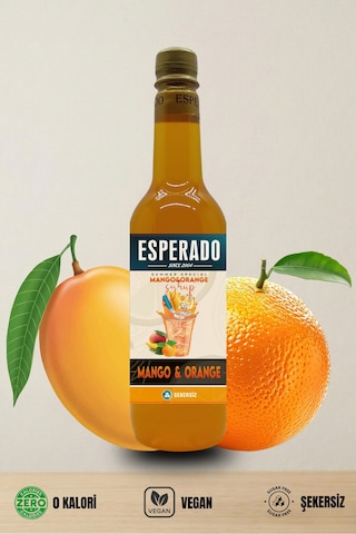 Mango-portakal Yoğun Aromalı Konsantre Şurup 750 Ml