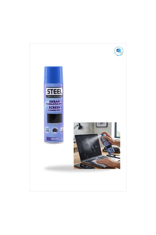 Ekran Temizleme Spreyi 200 Ml Tv Laptop Monitör İçin Su Bazlı Çiz