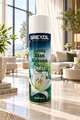 Vivanni Home Duha Ev Ofis Mağaza Oda Kokusu 500 Ml Kötü Kokuları Nötralize Eden Geniş Alan Spreyi Beyaz Zambak