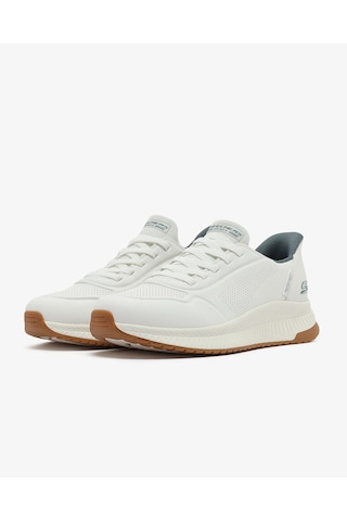 Skechers Bobs Squad 4-direct Step Erkek Beyaz Günlük Ayakkabı 118424 Wht Beyaz