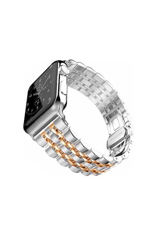iOs Uyumlu Watch 42mm Uyumlu Krd-14 Metal Kordon Rose Gold