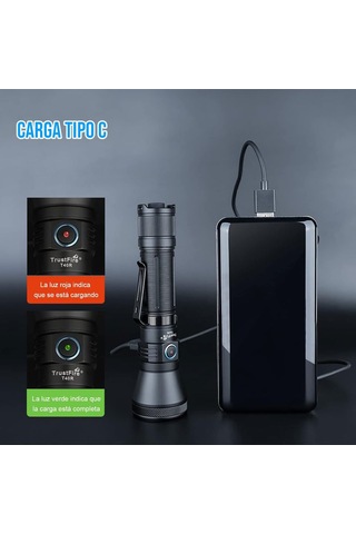Trustfire T40r Taktikal Fener Siyah