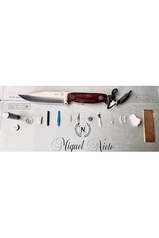 Nieto 5021-g Msk Survival Kamp Bıçak Koyu Kahverengi