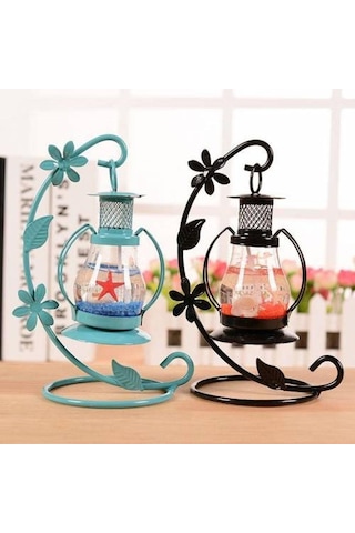 Kenpazar Dekoratif Gemici Feneri Jel Mum Dekoratif Hediyelik Çok Renkli