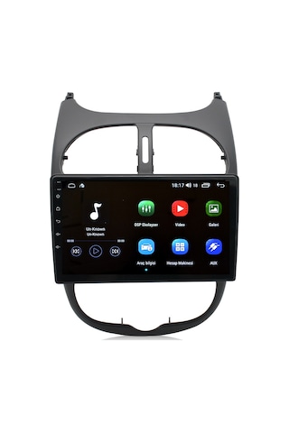 Peugeot 206 Android Multimedya Navigasyon Oem