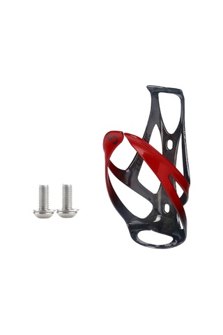 Sones Toseek Açık Hava Bisikleti Karbon Fiber Açık Su Şişesi Tutucusu, Renk: Kırmızı Parlak