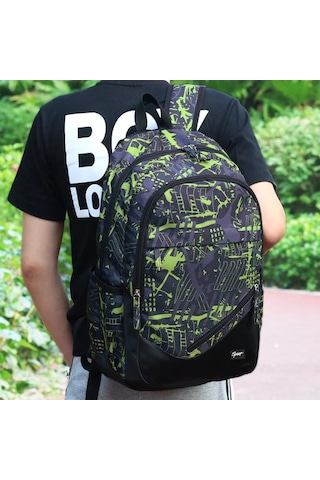 Moda Kamuflaj Okul Çantaları Hafif Naylon Okul Çantaları Erkek Açık Vizon