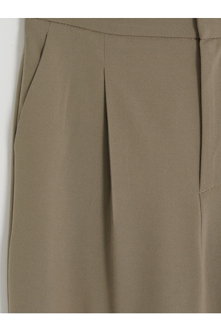 Lcw Comfort Kahverengi Regular Fit Kadın Pileli Kumaş Pantolon