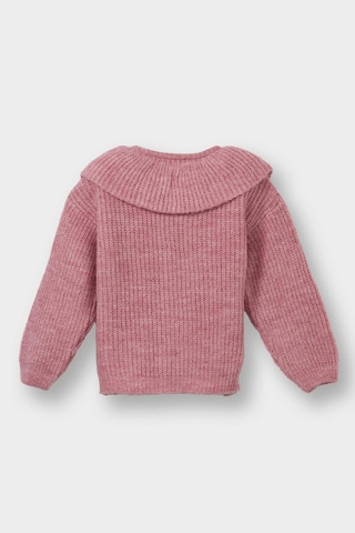 Defacto Kız Bebek Büyük Yaka Düğmeli Triko Hırka F2655a525wnbr82 Bordo