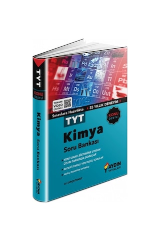 Aydın Yayınları - Tyt Kimya Soru Bankası
