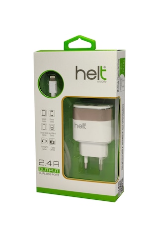 Helt HT-13 10 W 2400 mAh Lightning Kablo + Şarj Aleti