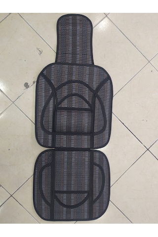 Oto Hasır Bambu Minder Ön İkili Takım Bel Destekli Terletmez Wf-1811