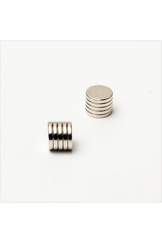 100 Adet Neodyum Mıknatıs Magnet - D5x1mm Yuvarlak Mini Neodyum