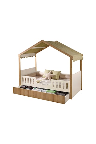 Meltem Kids Mia Çocuk Odası Montessori Karyola 100 x 200 CM Beyaz